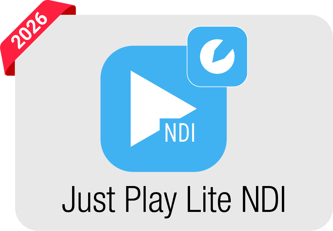 Just Play Lite NDI 2026 logo