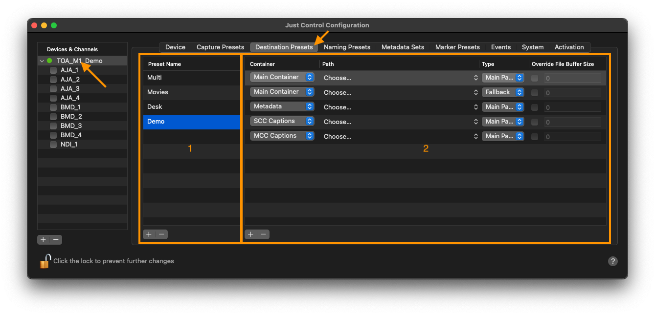 Destination Presets v.2026.x screenshot 1