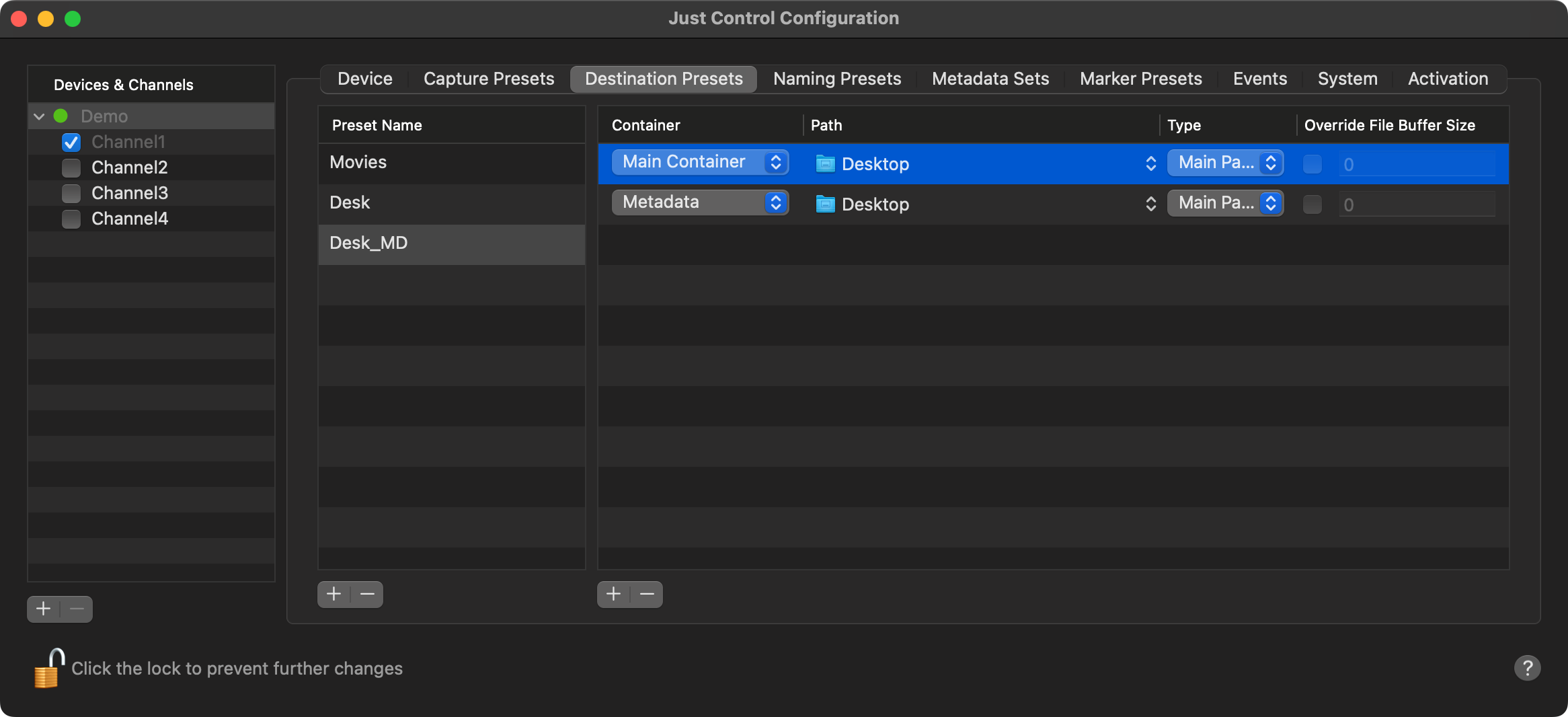 Add a new Metadata Set v.2026.x screenshot 3