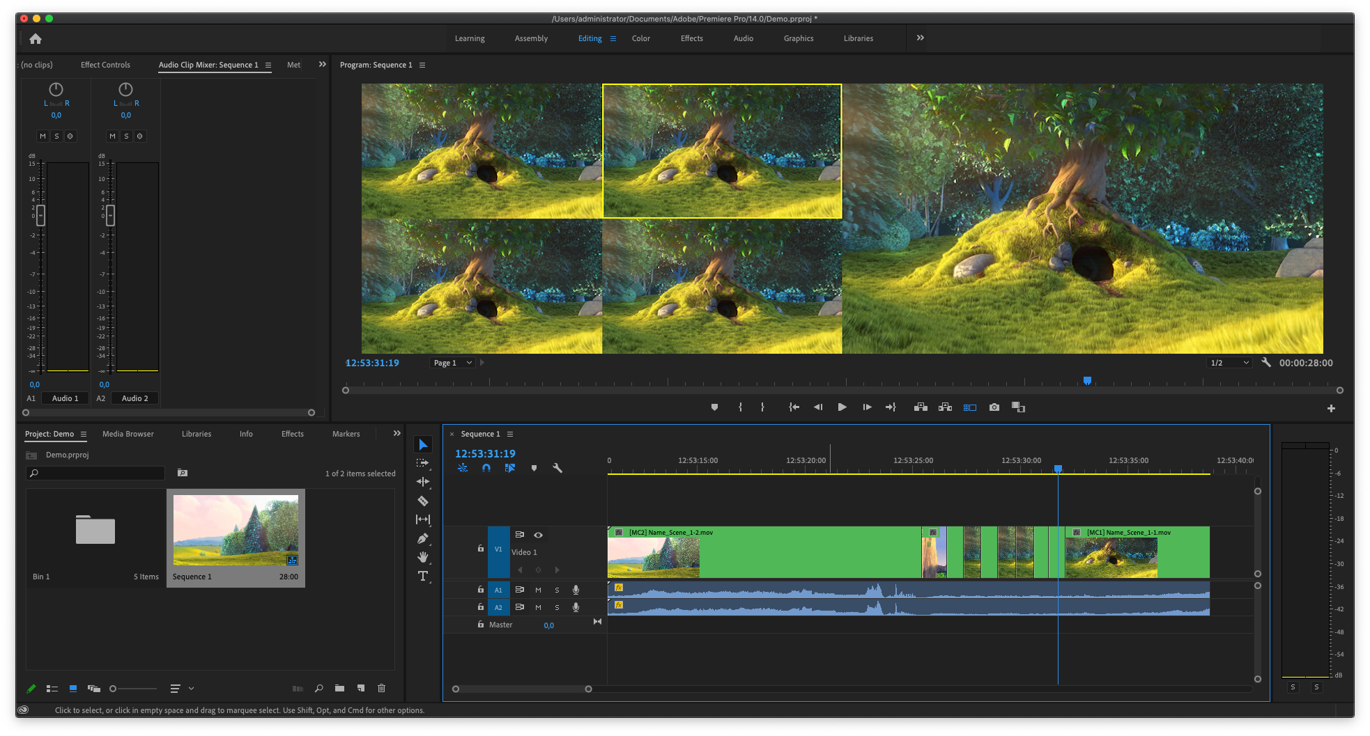 Start a Multicam Recording v.2026.x screenshot 12