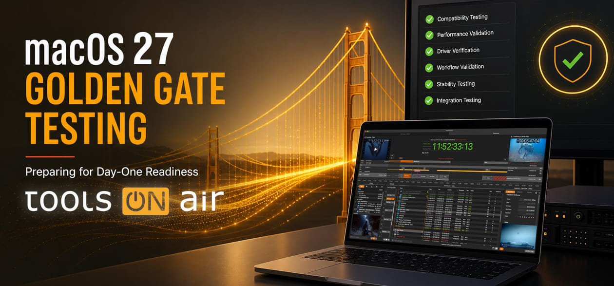 ToolsOnAir macOS 27 Golden Gate compatibility testing