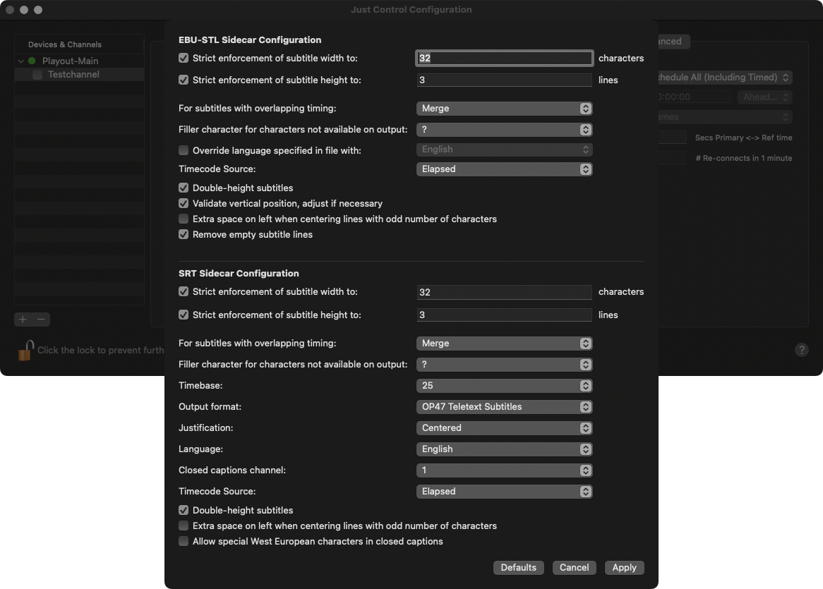 14.9 Channel - Advanced Tab (v.2026.x) screenshot 2