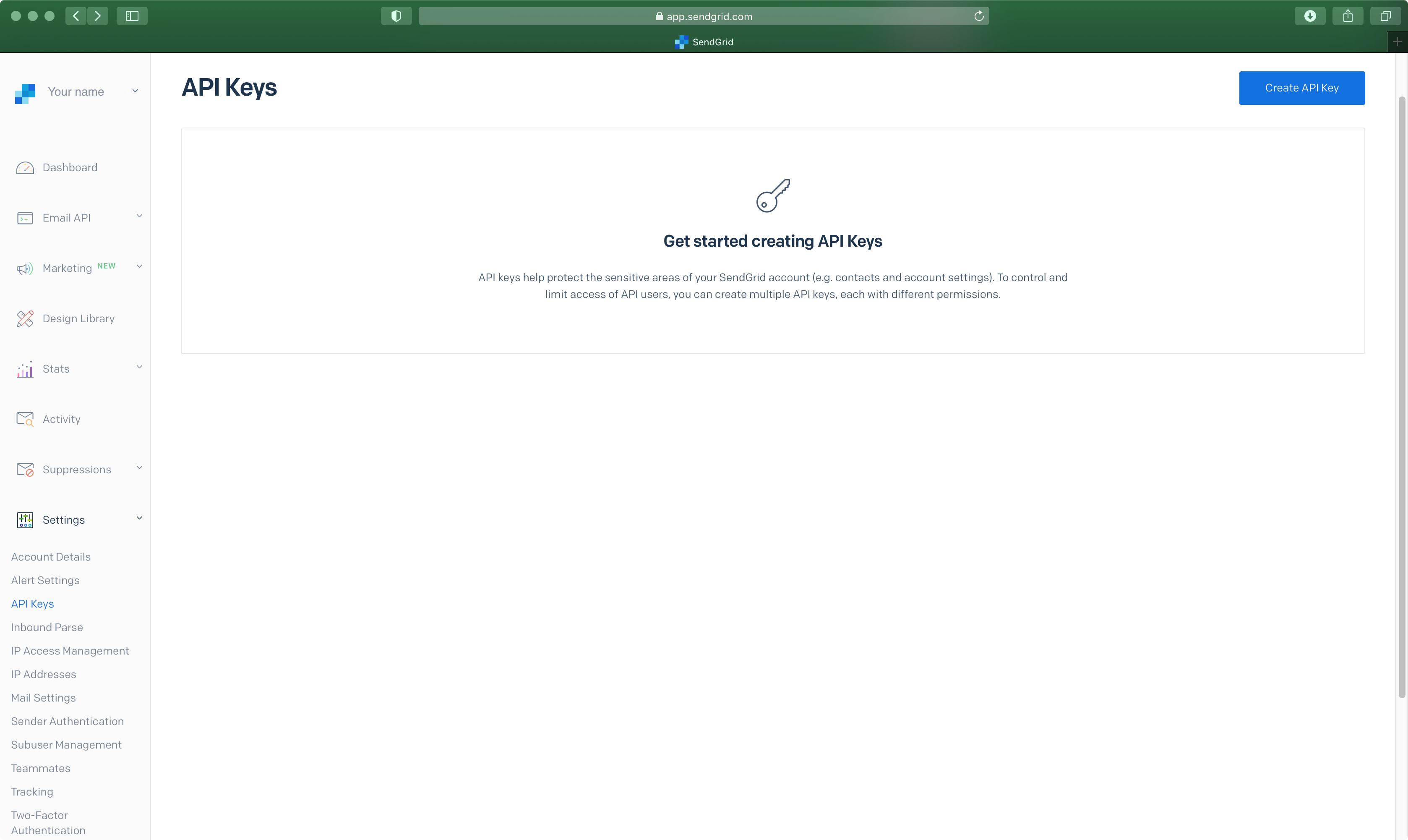 How to setup a mail notification event using SendGrid (v.2026.x) screenshot 1