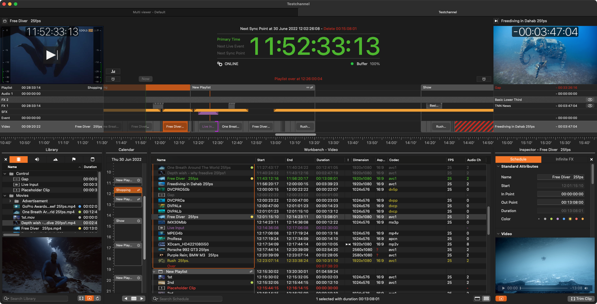 Just Play Pro user interface